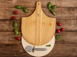 Kamień do pizzy 33 cm Karl Hausmann - z akcesoriami 6.AK.2141