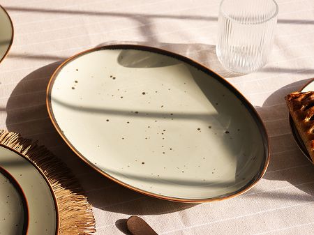 Półmisek 31 cm Bogucice - Alumina Cottage Green Tea 1220