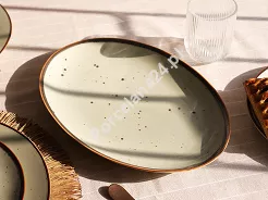 Półmisek 31 cm Bogucice - Alumina Cottage Green Tea 1220
