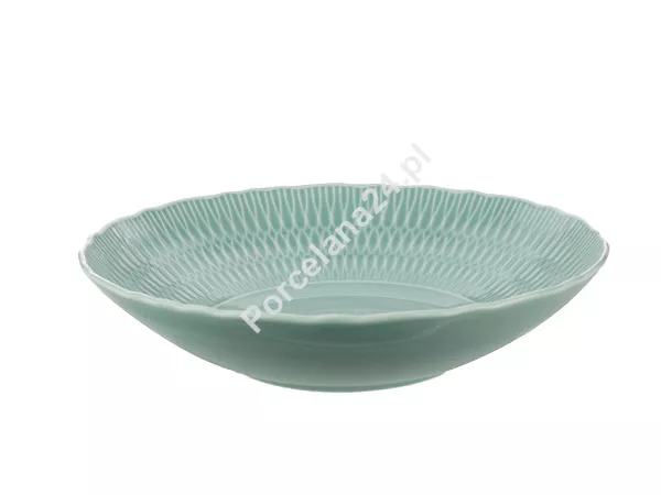Talerz głęboki 22 cm Ćmielów - Sofia LB05 Zielony (Morski) Talerz głęboki 22 cm Ćmielów - Sofia LB05 Zielony (Morski)