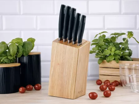 Komplet noży kuchennych (6 el.) w bloku NOIS - 17.830544