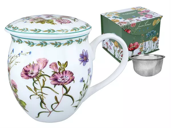 Kubek beczka 0,47 L Carmani - Kwiaty Polne 33.840-9431 Kubek beczka 0,47 L Carmani - Kwiaty Polne 33.840-9431