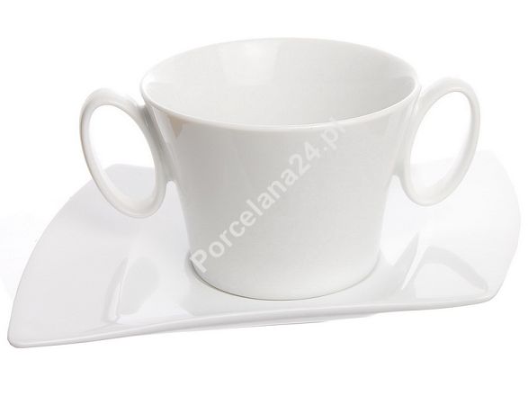 Bulionówka ze spodkiem 0,4 L / 21,5 cm Lubiana - Wing (nr 1417, 1424) Bulionówka ze spodkiem 0,4 L / 21,5 cm Lubiana - Wing (nr 1417, 1424)