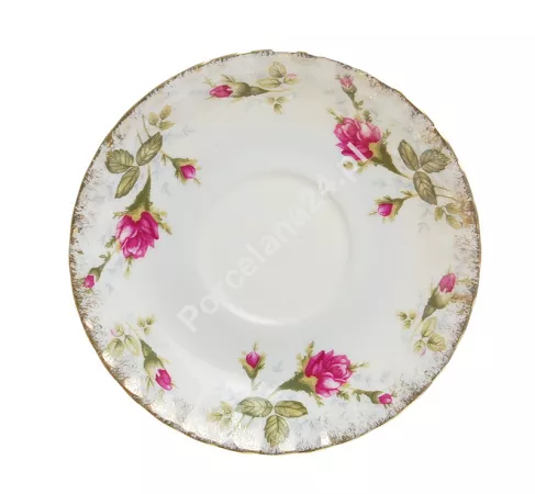Spodek 16 cm Chodzież - Iwona B013 ZŁOCONA RÓŻA Spodek 16 cm Chodzież - Iwona B013 ZŁOCONA RÓŻA