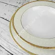 Serwis obiadowy na 6 osób (21 el.) Bogucice - Agawa Gold 677 - WYPRZEDAŻ (W813)