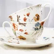 Komplet 2 filiżanek ze spodkami 0,25 l / 15 cm Duo - Rebecca 15.REB.K2FS