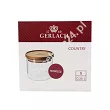 Pojemnik szklany 350 ml Gerlach - Country Pokrywka drewniana 959A