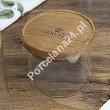Pojemnik szklany 350 ml Gerlach - Country Pokrywka drewniana 959A