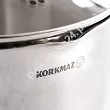 Garnek z pokrywą 7L 24 cm x 16 cm - Korkmaz Steama A1993