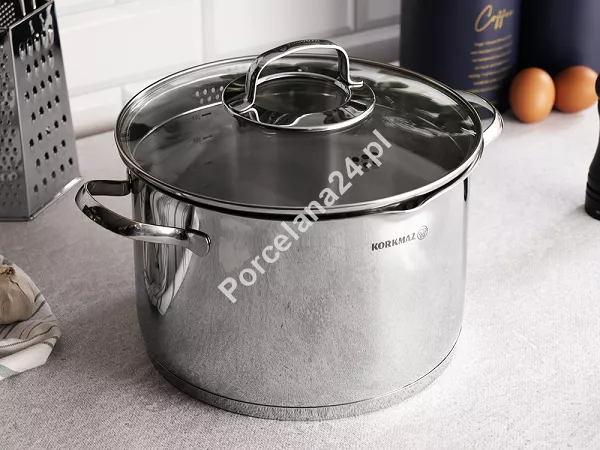 Garnek z pokrywą 7L 24 cm x 16 cm - Korkmaz Steama A1993 Garnek z pokrywą 7L 24 cm x 16 cm - Korkmaz Steama A1993