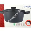 Garnek 24 cm / 4,4 L z powłoką ceramiczną Gerlach - Granitex 340R