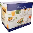Serwis obiadowo - kawowy na 6 osób (30 el) Lubiana - Celebration biała GIFT BOX