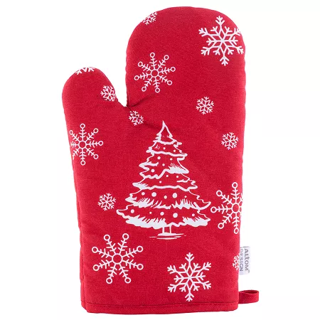 Rękawica kuchenna 28 cm Altom Design - Zimowa Choinka 07.CHR.5546 Rękawica kuchenna 28 cm Altom Design - Zimowa Choinka 07.CHR.5546