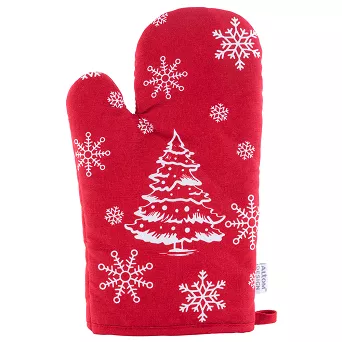 Rękawica kuchenna 28 cm Altom Design - Zimowa Choinka 07.CHR.5546