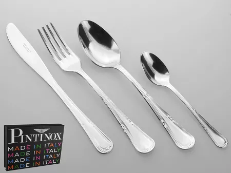 Komplet sztućców 24 cz. na 6 osób PINTINOX - Valencia (2.0 mm) - pudełko Irid 23.0350.92Q1.K24