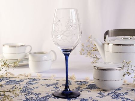 Kpl. kieliszków do wina białego 360 ml (2 szt) Mati - Colored Stend 21.COLO-0360