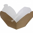 Salad Box 9,5 x 9,5 x 7 cm - Opakowanie 10 szt.- Eco papier biały/kraft E.SB-10