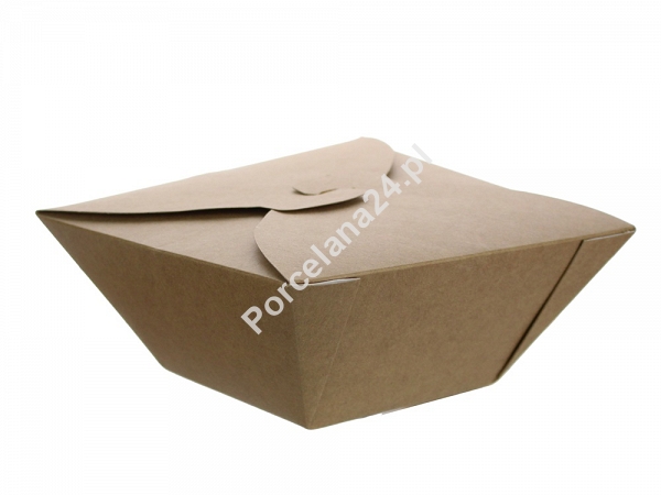 Salad Box 9,5 x 9,5 x 7 cm - Opakowanie 10 szt.- Eco papier biały/kraft E.SB-10 Salad Box 9,5 x 9,5 x 7 cm - Opakowanie 10 szt.- Eco papier biały/kraft E.SB-10