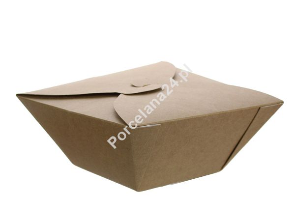 Salad Box 9,5 x 9,5 x 7 cm - Opakowanie 10 szt.- Eco papier biały/kraft E.SB-10 Salad Box 9,5 x 9,5 x 7 cm - Opakowanie 10 szt.- Eco papier biały/kraft E.SB-10