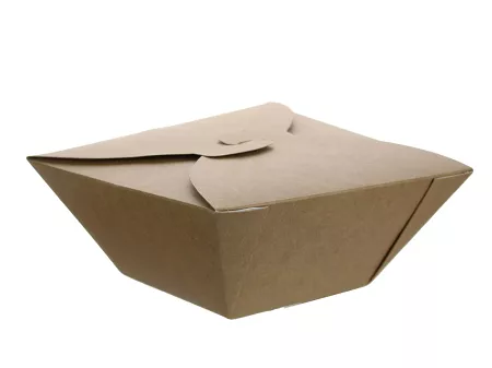Salad Box 9,5 x 9,5 x 7 cm - Opakowanie 10 szt.- Eco papier biały/kraft E.SB-10