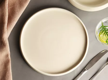 Talerz płytki 27 cm Fine2Dine - Curvo Vanilla