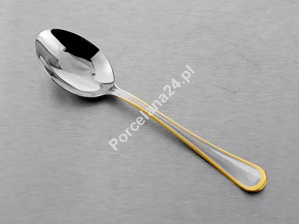 Komplet 6 łyżeczek do kawy / herbaty 14,6 cm Pintinox 1929 - Sirio (2.5 mm) złocony 23.SIRG.WDC Komplet 6 łyżeczek do kawy / herbaty 14,6 cm Pintinox 1929 - Sirio (2.5 mm) złocony 23.SIRG.WDC