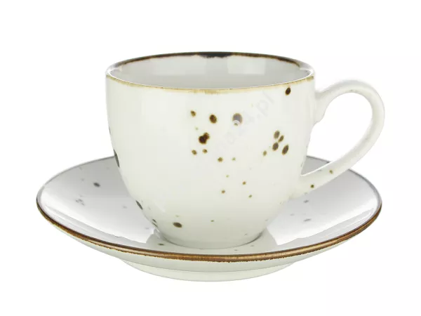Filiżanka ze spodkiem 0,3 L / 16 cm Bogucice - Alumina Cottage White 1108 Filiżanka ze spodkiem 0,3 L / 16 cm Bogucice - Alumina Cottage White 1108