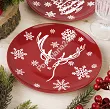 Talerz deserowy 19 cm Altom Design - Zimowe Marzenia 07.CHR.1062