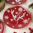 Talerz deserowy 19 cm Altom Design - Zimowe Marzenia 07.CHR.1062