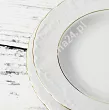 Komplet talerzy na 6 osób (18el) Ćmielów - Rococo 3604 ZŁOTA LINIA