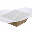 Salad Box 9,5 x 9,5 x 7 cm - Opakowanie 50 szt.- Eco papier biały/kraft E.SB-OP