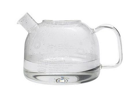 Czajnik 1,75L szklany bez pokrywki (do gotowania wody) Trendglas - 4E.111099 (bez niklu)
