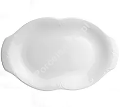 Półmisek 33 cm Chodzież - Kamelia C000 Biała