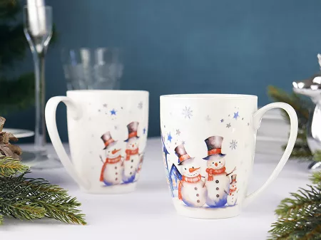Komplet 2 kubków 0,36 l  Duo - Snowman 15.SNO.K2K