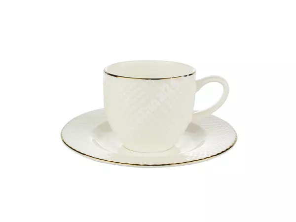 Filiżanka ze spodkiem 0,10 L / 12,5 cm Villa Italia - Bari Gold ES718 Filiżanka ze spodkiem 0,10 L / 12,5 cm Villa Italia - Bari Gold ES718