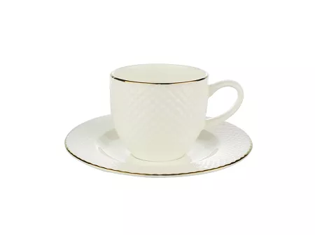 Filiżanka ze spodkiem 0,10 L / 12,5 cm Villa Italia - Bari Gold ES718