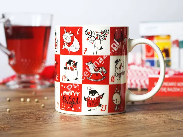 Kubek 330 ml Altom Design - Z kalendarzem adwentowym B 07.CHR.2657 Kubek 330 ml Altom Design - Z kalendarzem adwentowym B 07.CHR.2657