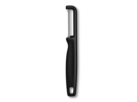 Obieraczka pionowa 16 cm Victorinox - Czarna ząbkowane ostrze V.AK.6.0943.3
