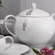Serwis obiadowy na 12 osób (42 el.) Waza - Classic WA-118 PLATYNOWA KOSTKA