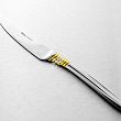 Komplet sztućców 24 cz. na 6 osób Hisar - Mamba Gold (4.0/3.0mm) złocone