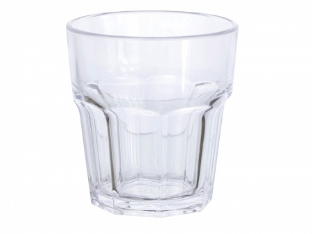 Szklanka niska 250 ml z polikarbonu Rubikap - Premium 4S.PM.250/CLE