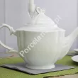 Garnitur do herbaty na 6 osób (21 el.) Bogucice - Perla White 1150