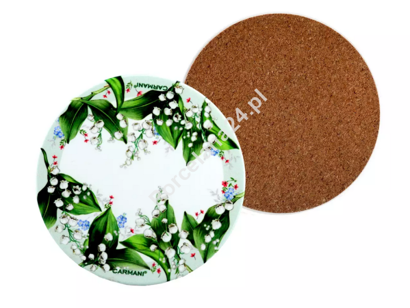 Podkładka pod garnek 11 cm ceramiczna Hanipol - Konwalia 33.022-6003 Podkładka pod garnek 11 cm ceramiczna Hanipol - Konwalia 33.022-6003