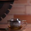 Filiżanka ze spodkiem z zaparzaczem stalowym 0,3 L Trendglas - TEA TIME 4E.220204