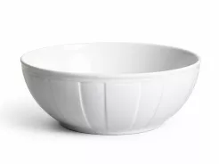 Salaterka 23,5 cm Ćmielów - Oktawa biała 0001
