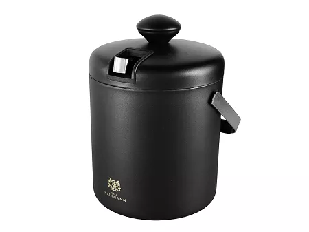 Wiaderko na lód ze szczypcami 1,3 L Karl Hausmann - Czarne 6.WIA.8625