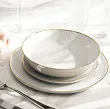 Serwis obiadowo - herbaciany na 6 osób (24 el.) Lubiana - Ankara Gold 1608D Natrysk