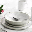 Serwis obiadowo - herbaciany na 6 osób (24 el.) Lubiana - Ankara Gold 1608D Natrysk