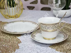 Komplet do kawy na 6 osób (18 el.) Ćmielów - Margaret G670 Arabella
