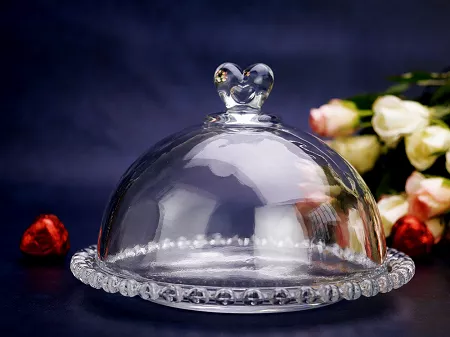 Patera 19,5 cm z kloszem Altom Design - Love 07.LOV.6952